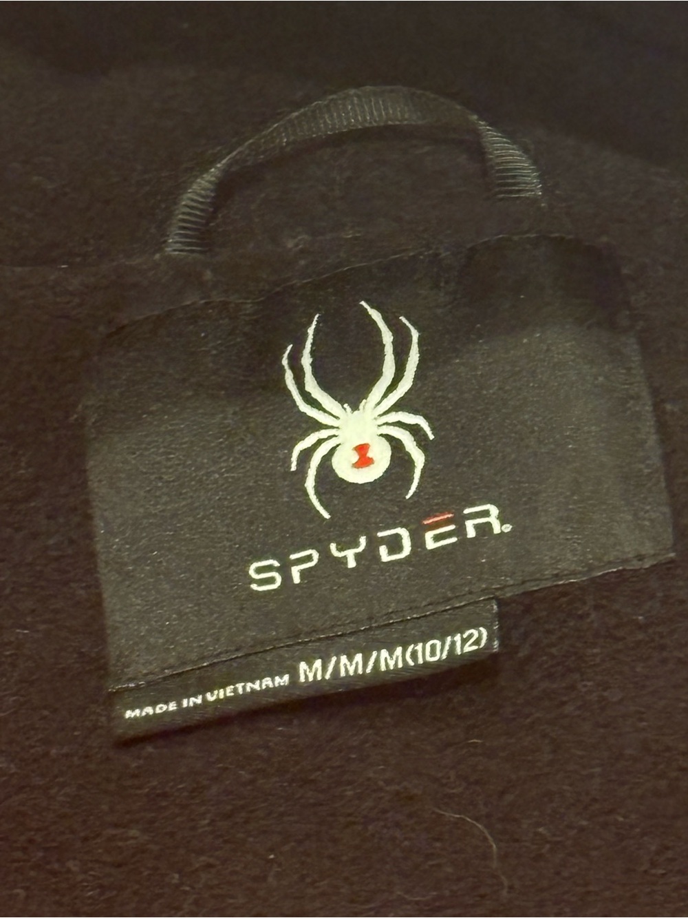 Spyder Kids Red Hooded Puffer Jacket - Picture 3 of 5